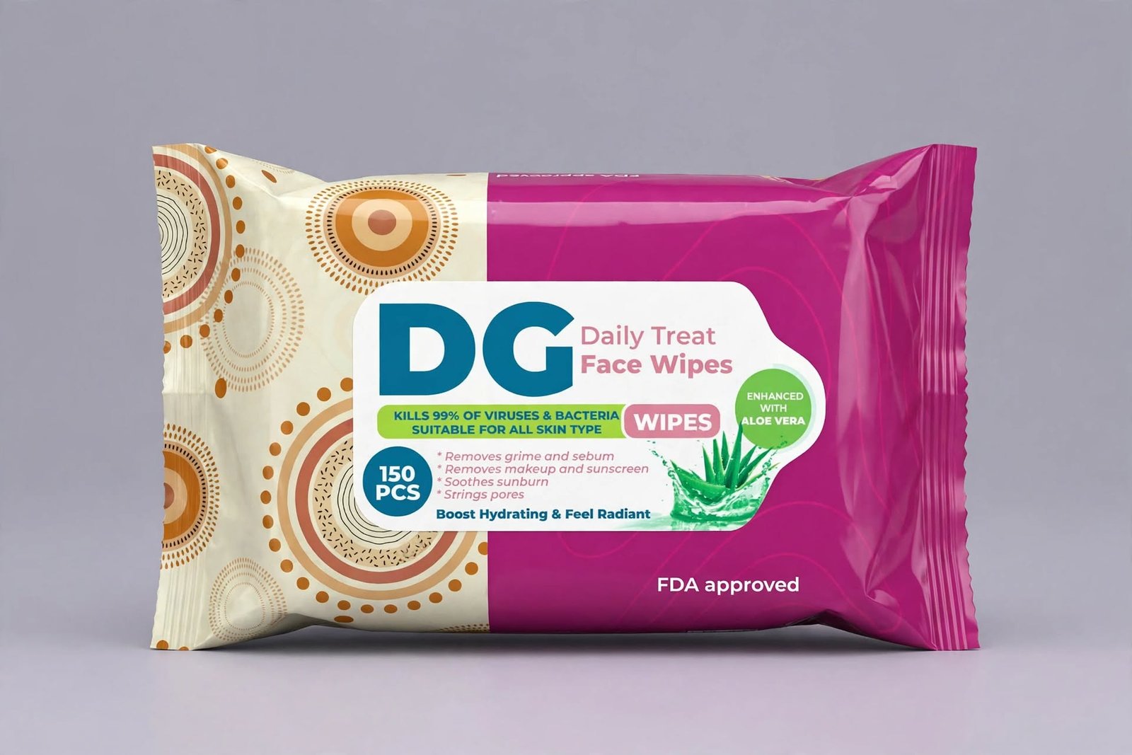 DG Face Wipes Product Only